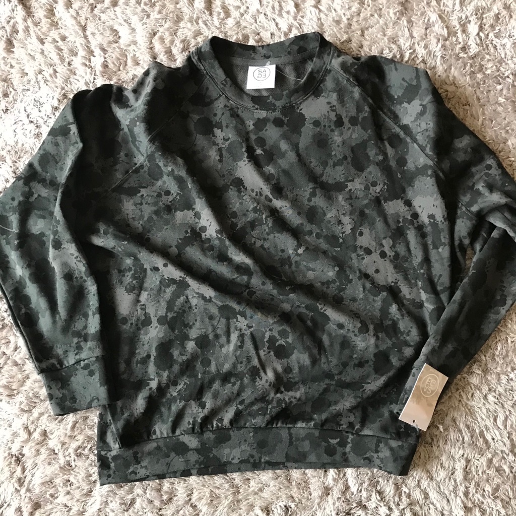 Sage Brand Crew Neck Top